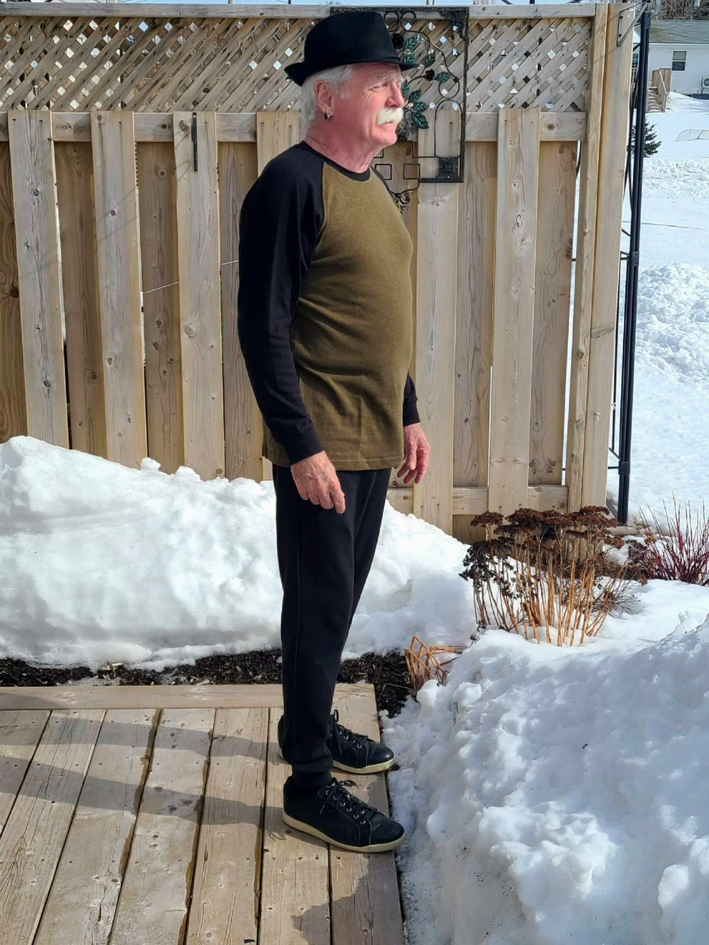 Hemp Long Sleeve Baseball Top