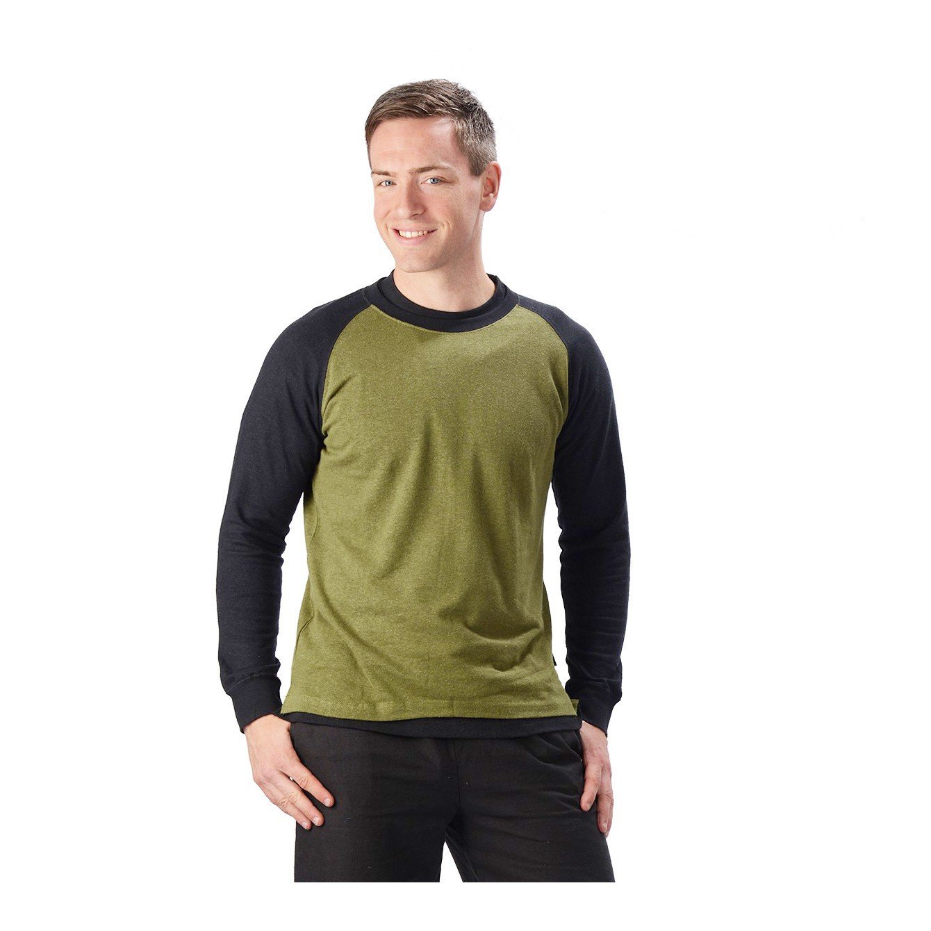 Hemp Long Sleeve Baseball Top
