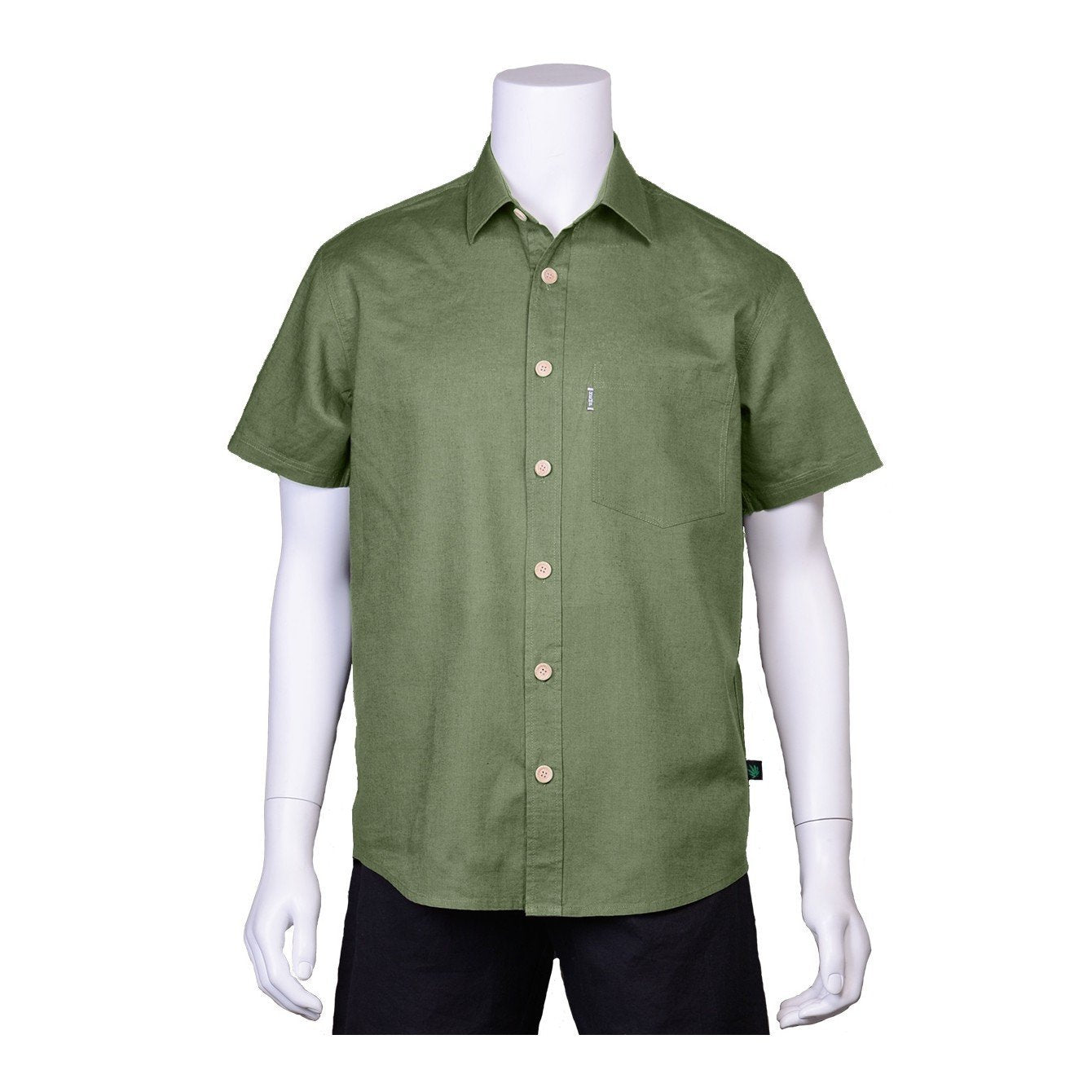Hemp/Organic Cotton Short Sleeve Shirt