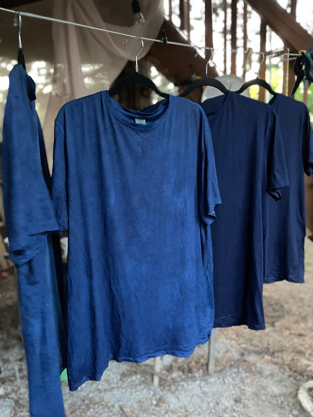 Men's Solid Indigo Organic Bamboo T-shirt